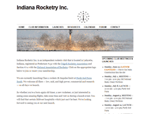 Tablet Screenshot of indianarocketry.org